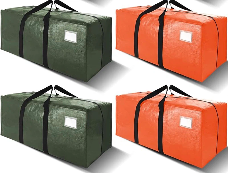 Green, Orange - 24 Gallon Heavy Duty Storage Bag