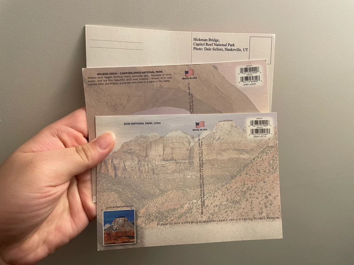 Set of 3 Utah National Park Postcards - photo 4