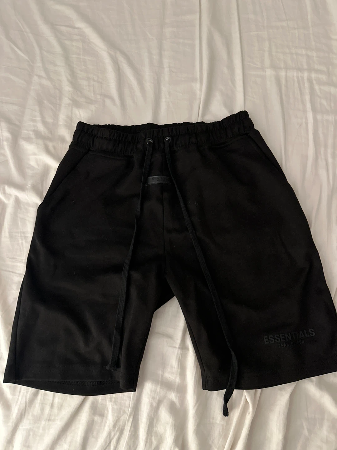 Essentials Black Shorts