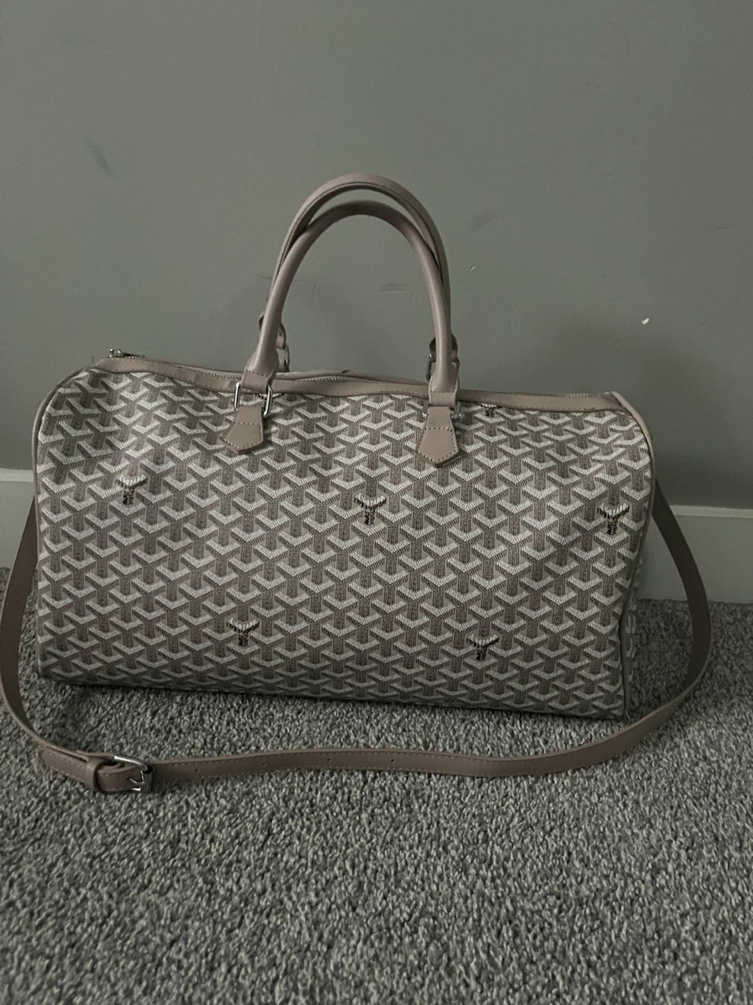 Goyard Boston 45 duffle bag with strap