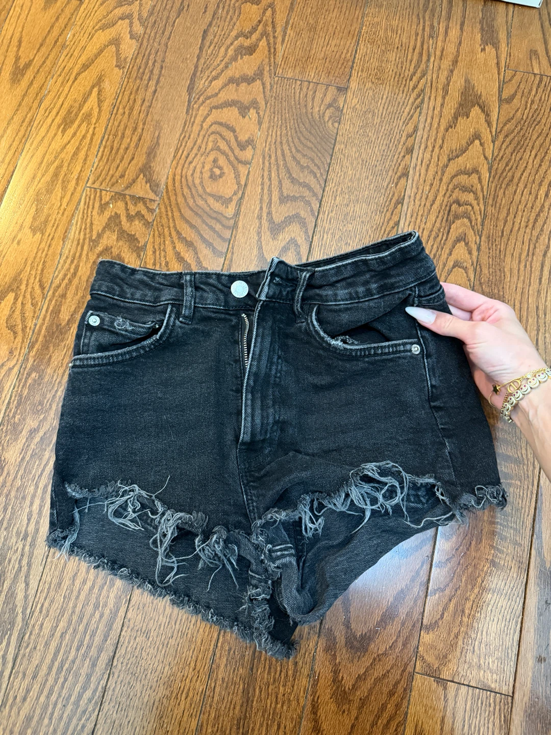 Zara denim shorts