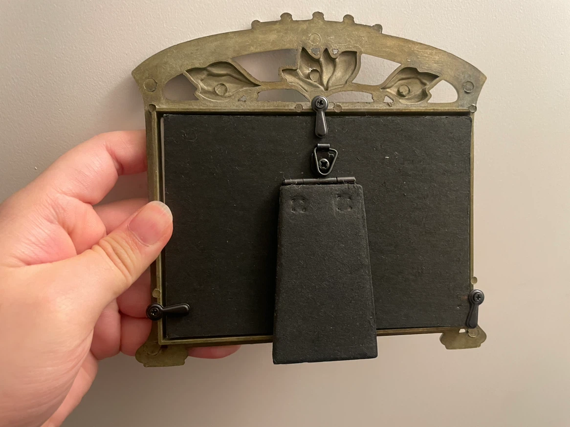Vintage style metal picture frame - photo 2