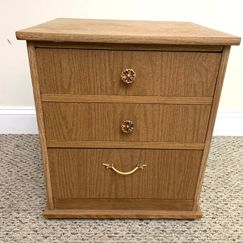 Wooden Nightstand Bedside Table Bedroom End Table Storage - photo 2