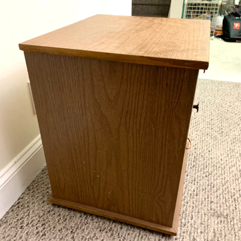 Wooden Nightstand Bedside Table Bedroom End Table Storage - photo 3