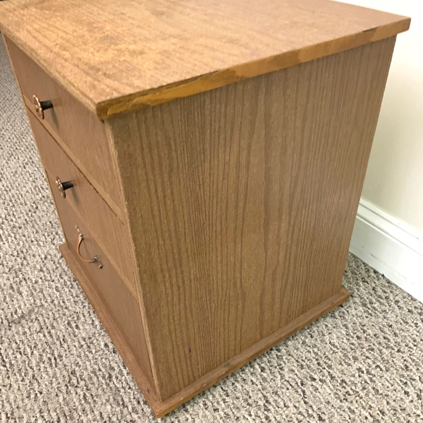Wooden Nightstand Bedside Table Bedroom End Table Storage - photo 4