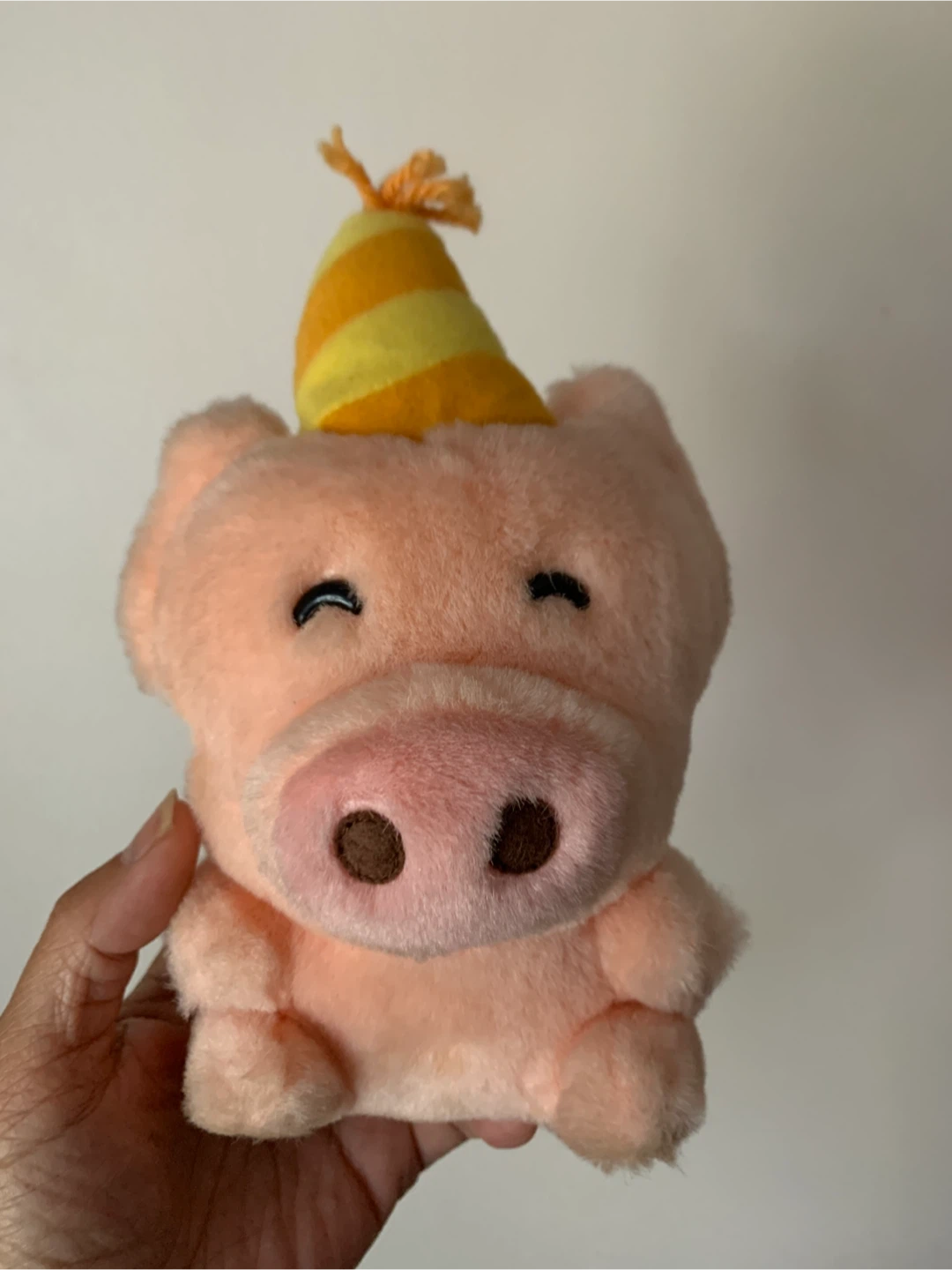 Party Hat Pig Plush