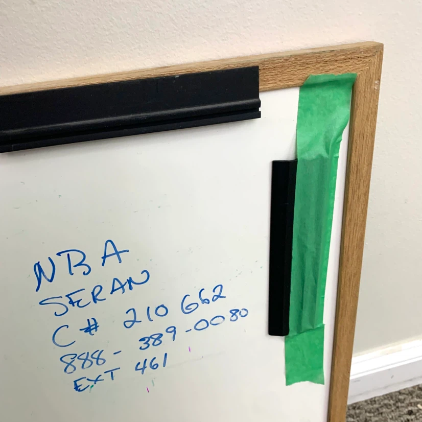 Whiteboard Dry Erase Board Wall Mounted Wood Frame Office Home - photo 5