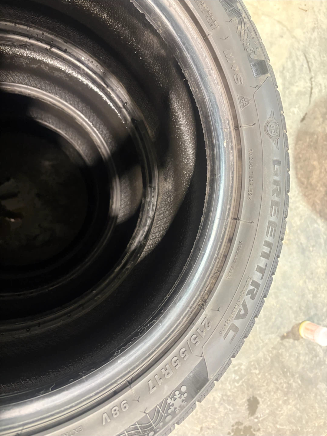 Set of 4 Greentrace Winter Tires 215/55R17 - photo 2