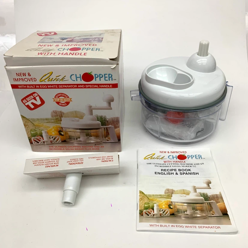 Manual Food Chopper Hand Pull Food Processor Kitchen Chopper