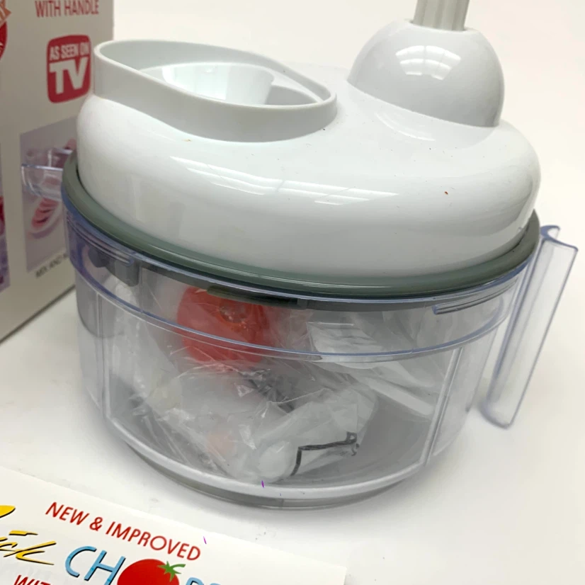 Manual Food Chopper Hand Pull Food Processor Kitchen Chopper - photo 4