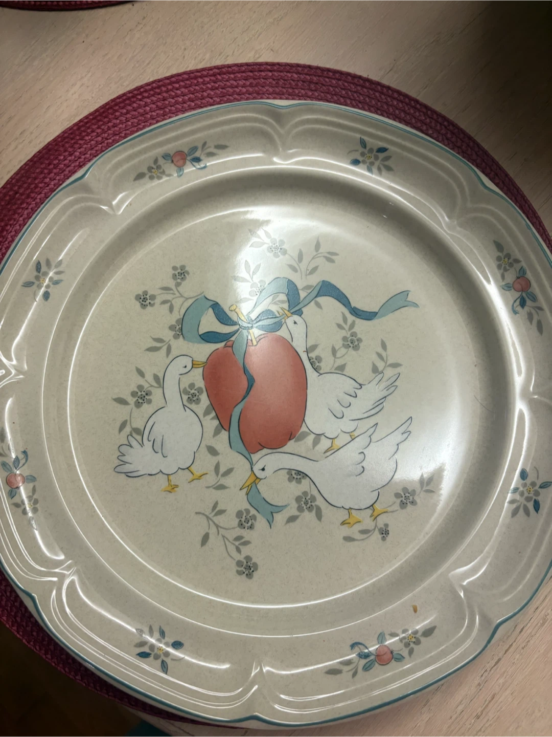 International China Company Marmalade Stoneware Plate