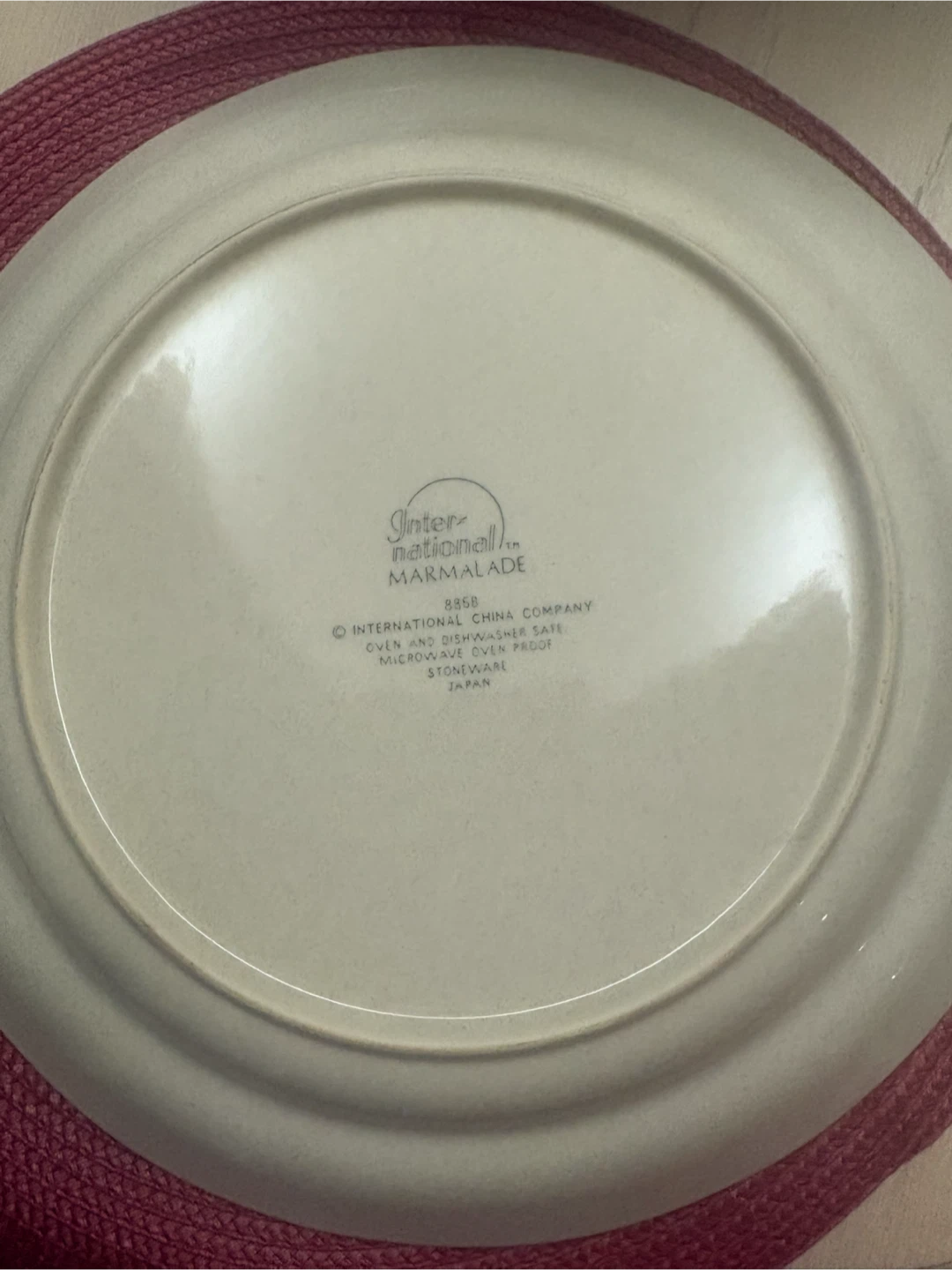 International China Company Marmalade Stoneware Plate - photo 2