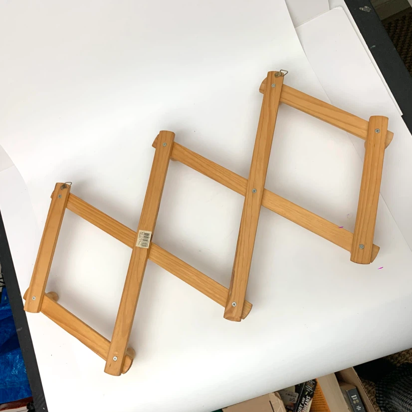 Expandable Wooden Wall Coat Rack - photo 5