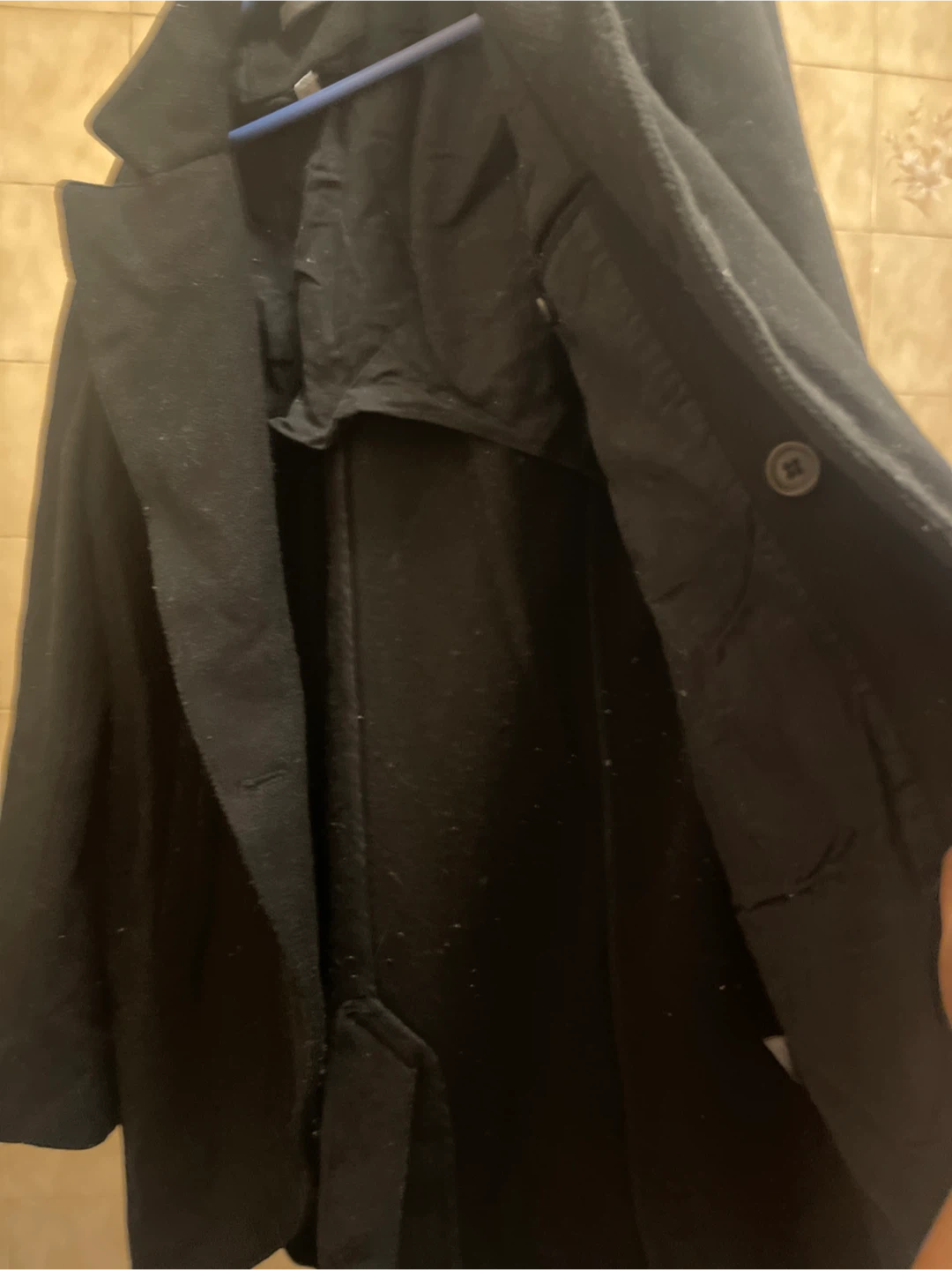 John Varvatos Black Wool Coat Size 50 - photo 3
