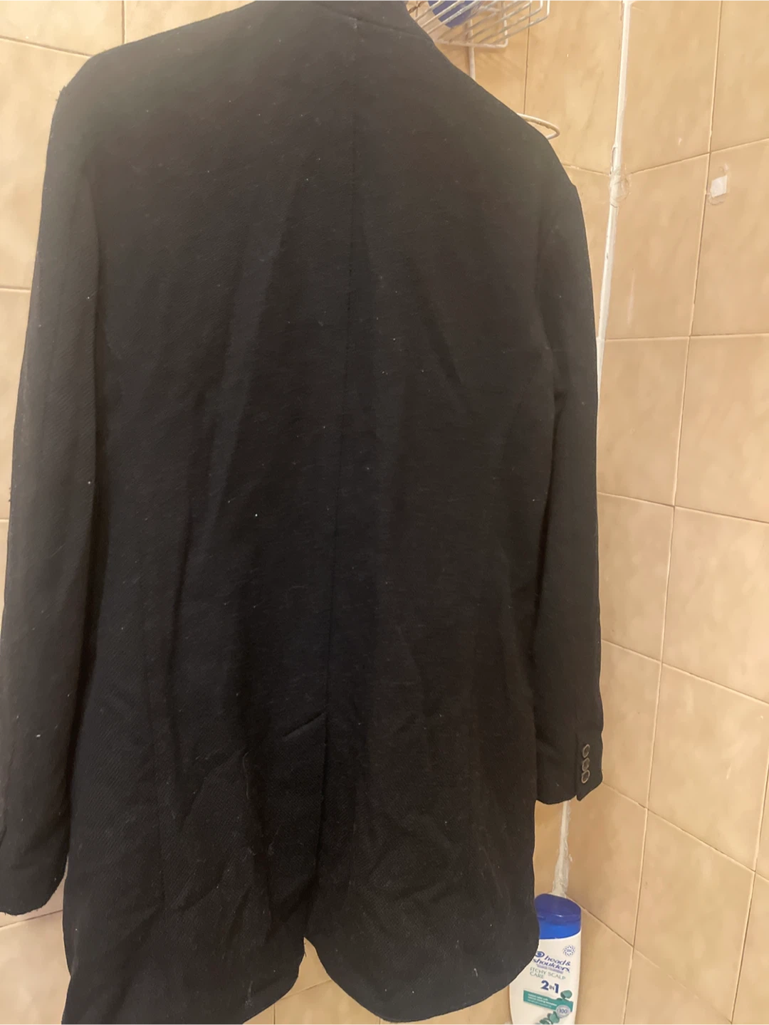 John Varvatos Black Wool Coat Size 50 - photo 5