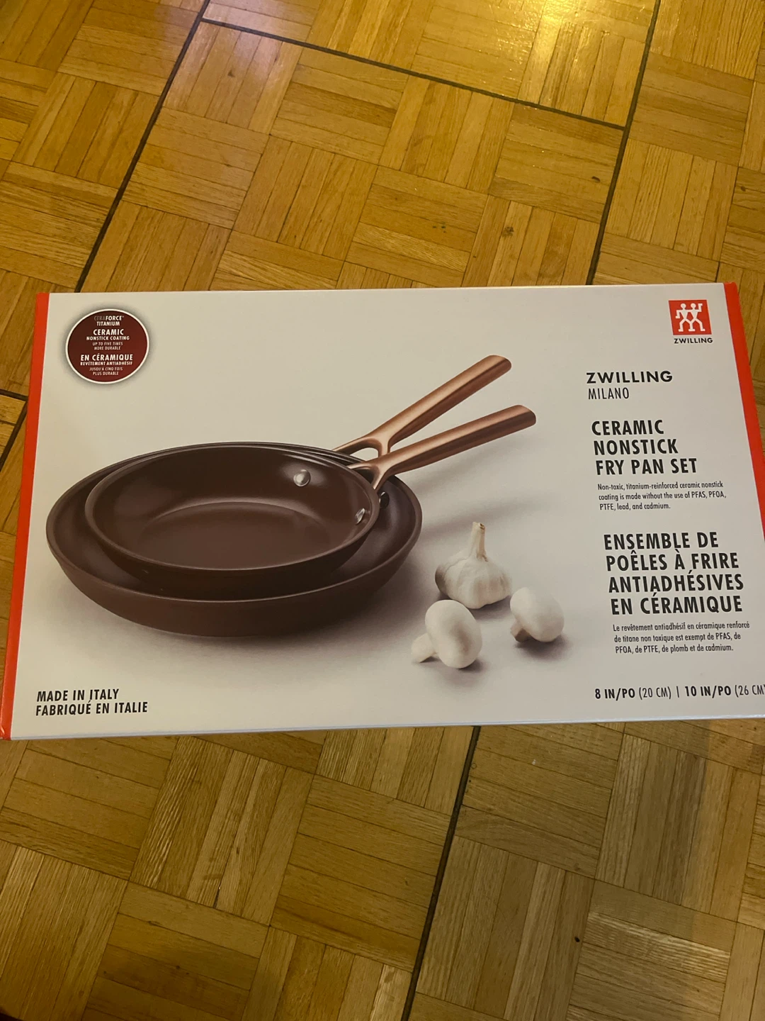 Zwilling Milano Ceramic Nonstick Fry Pan Set