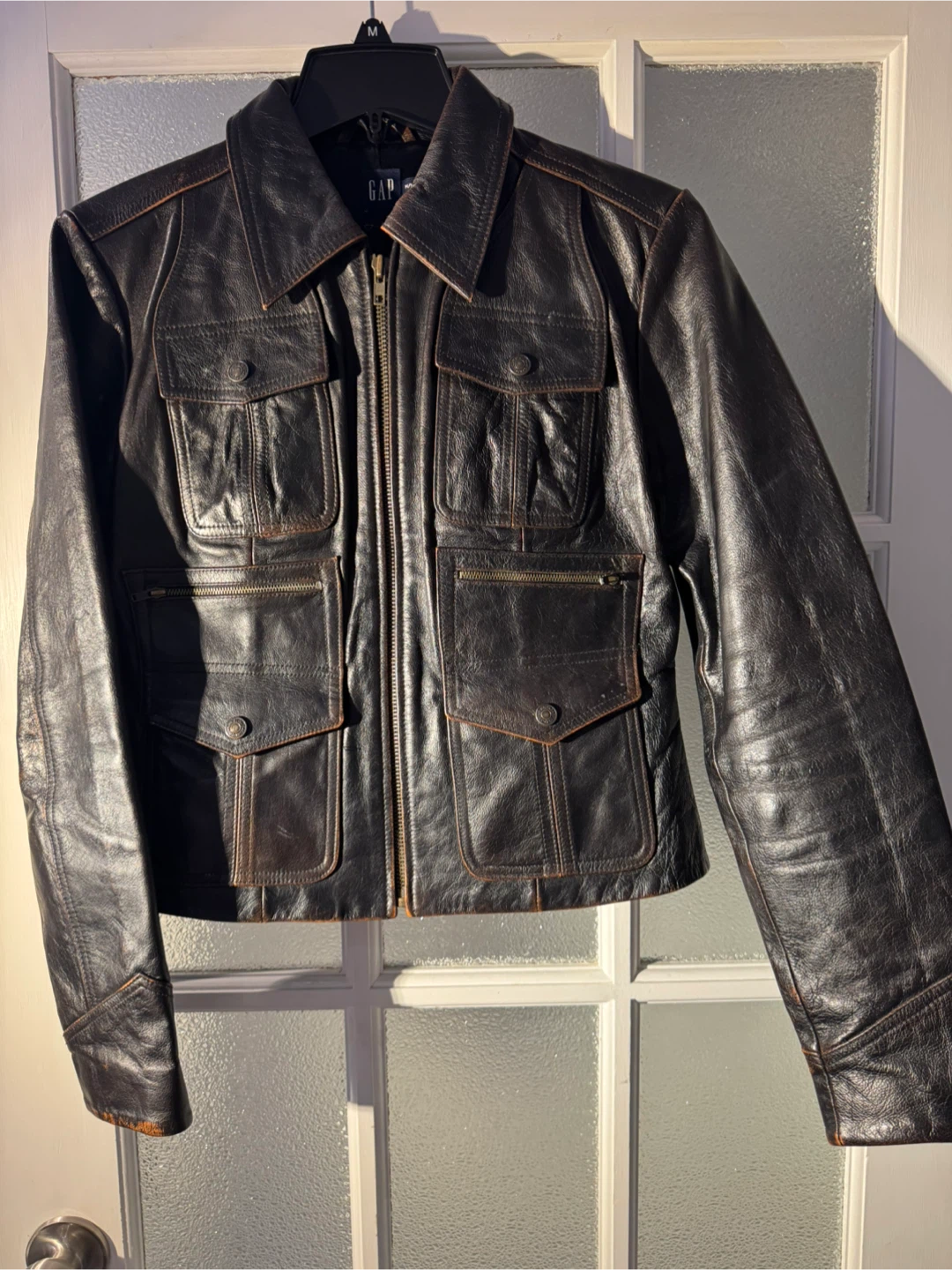 Gap Brown Leather Jacket