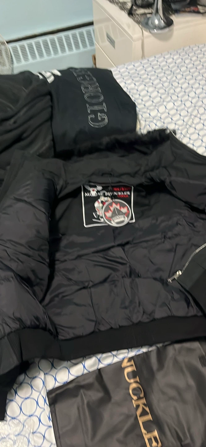 Moose Knuckles Black Fur Bomber Jacket - photo 4