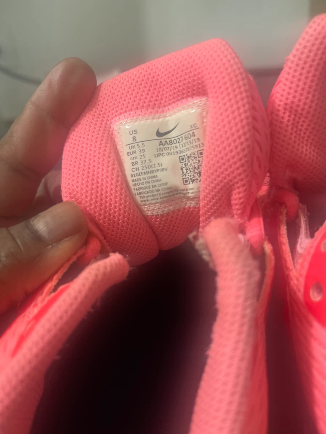 Nike Zoom Tennis Shoes Neon Pink - photo 3