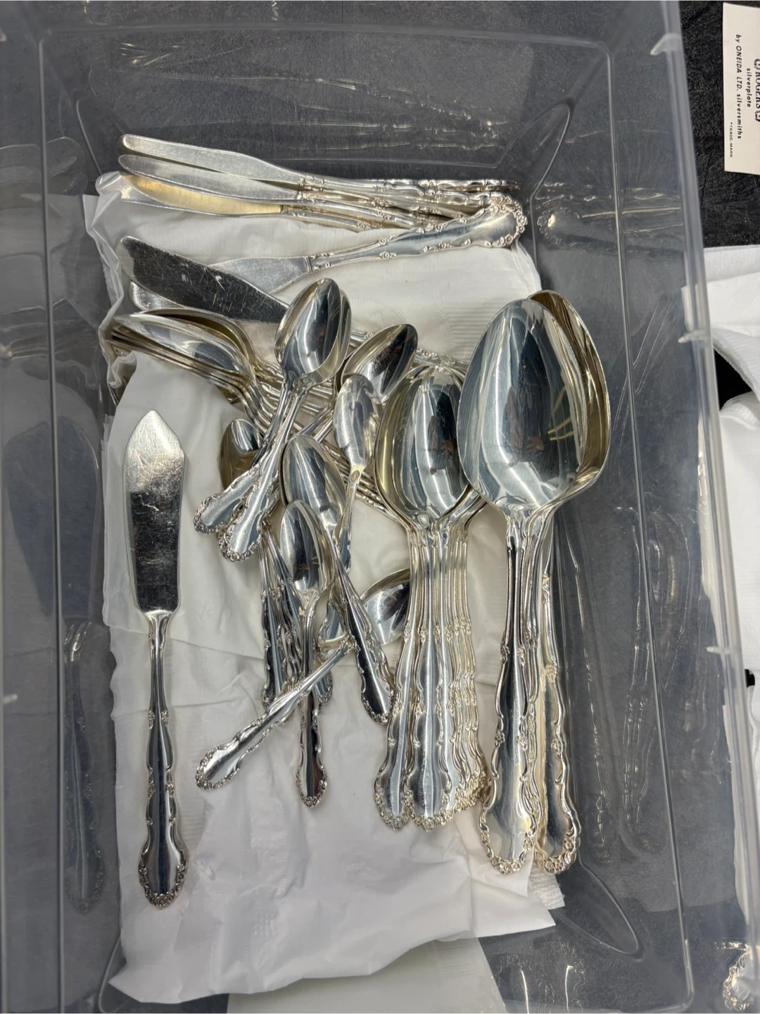 1881 Rogers Flirtation Silverplate Flatware Set - photo 3