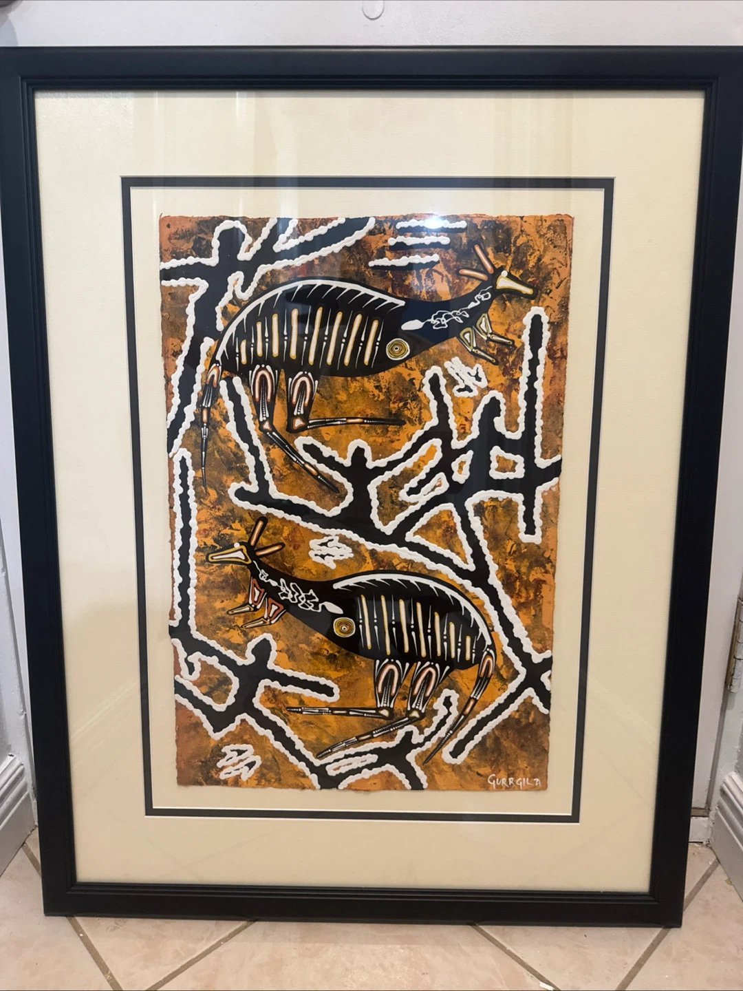 Aboriginal Dot Painting Wall Art