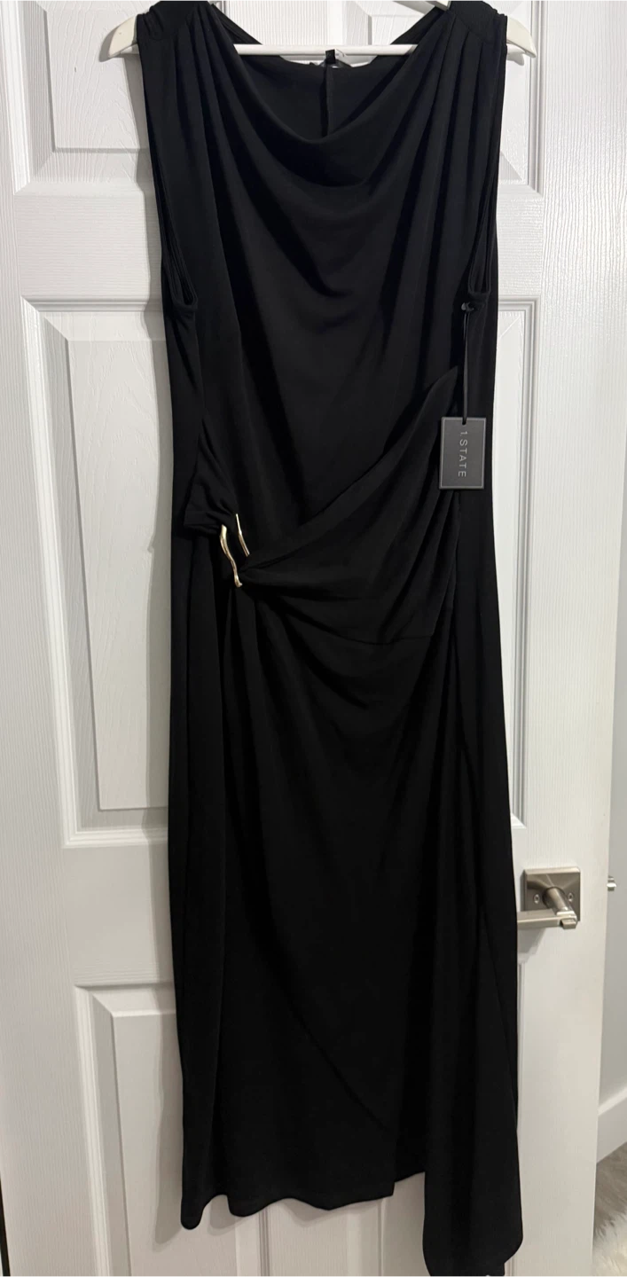 1.STATE Black Sleeveless Maxi Dress - photo 2