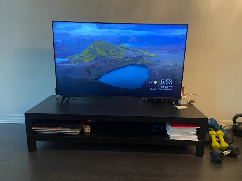 IKEA Black TV Stand - photo 2