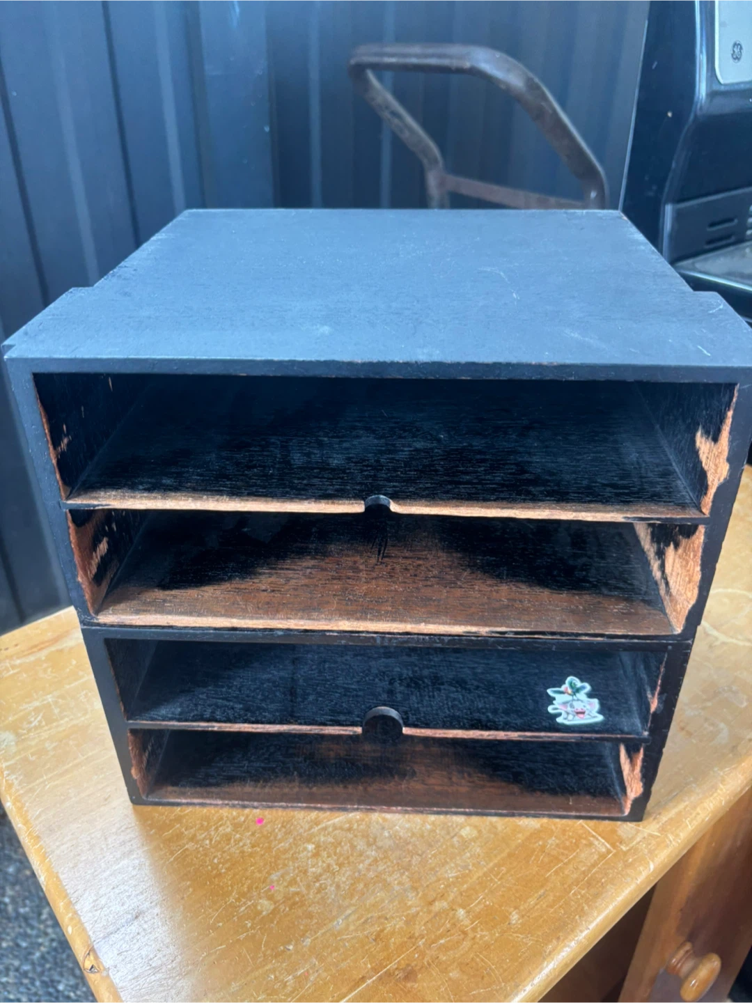 Small wooden shelf