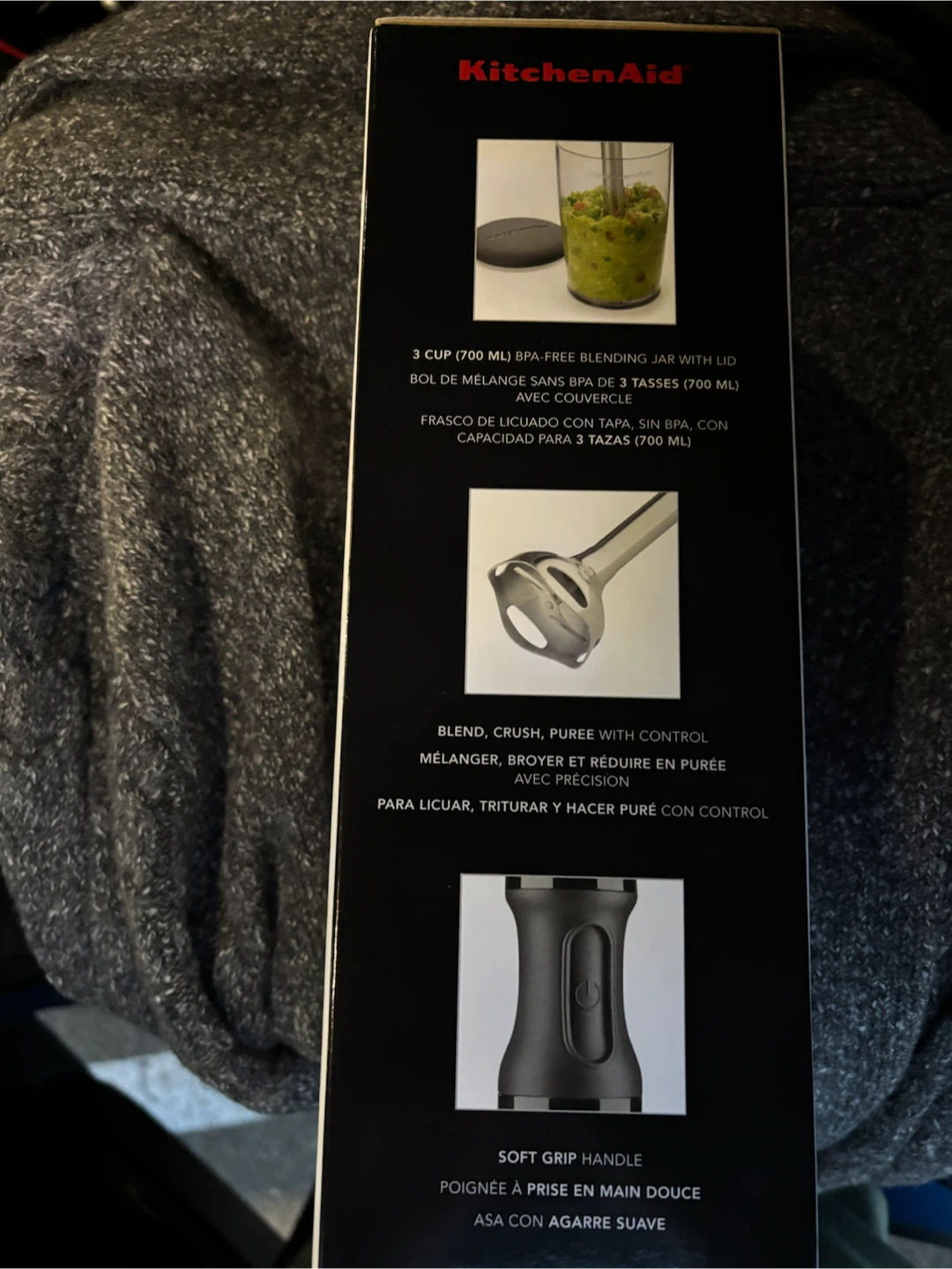 KitchenAid 2-Speed Hand Blender - Onyx Black - photo 2