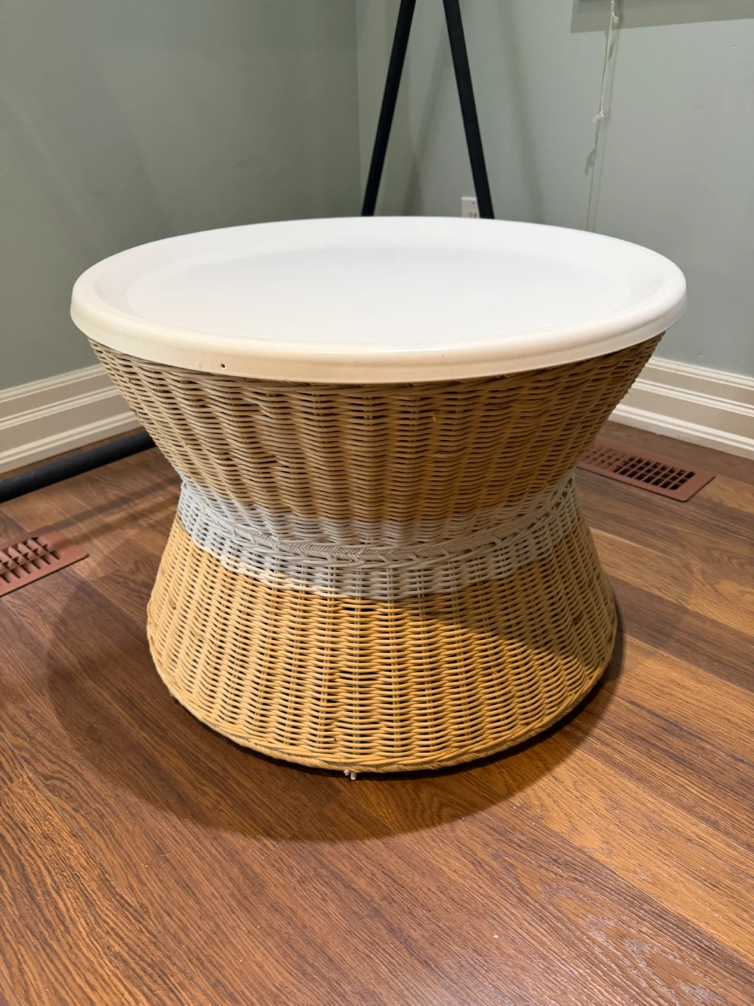 IKEA SANDHAUG Rattan Storage Side Table - photo 4