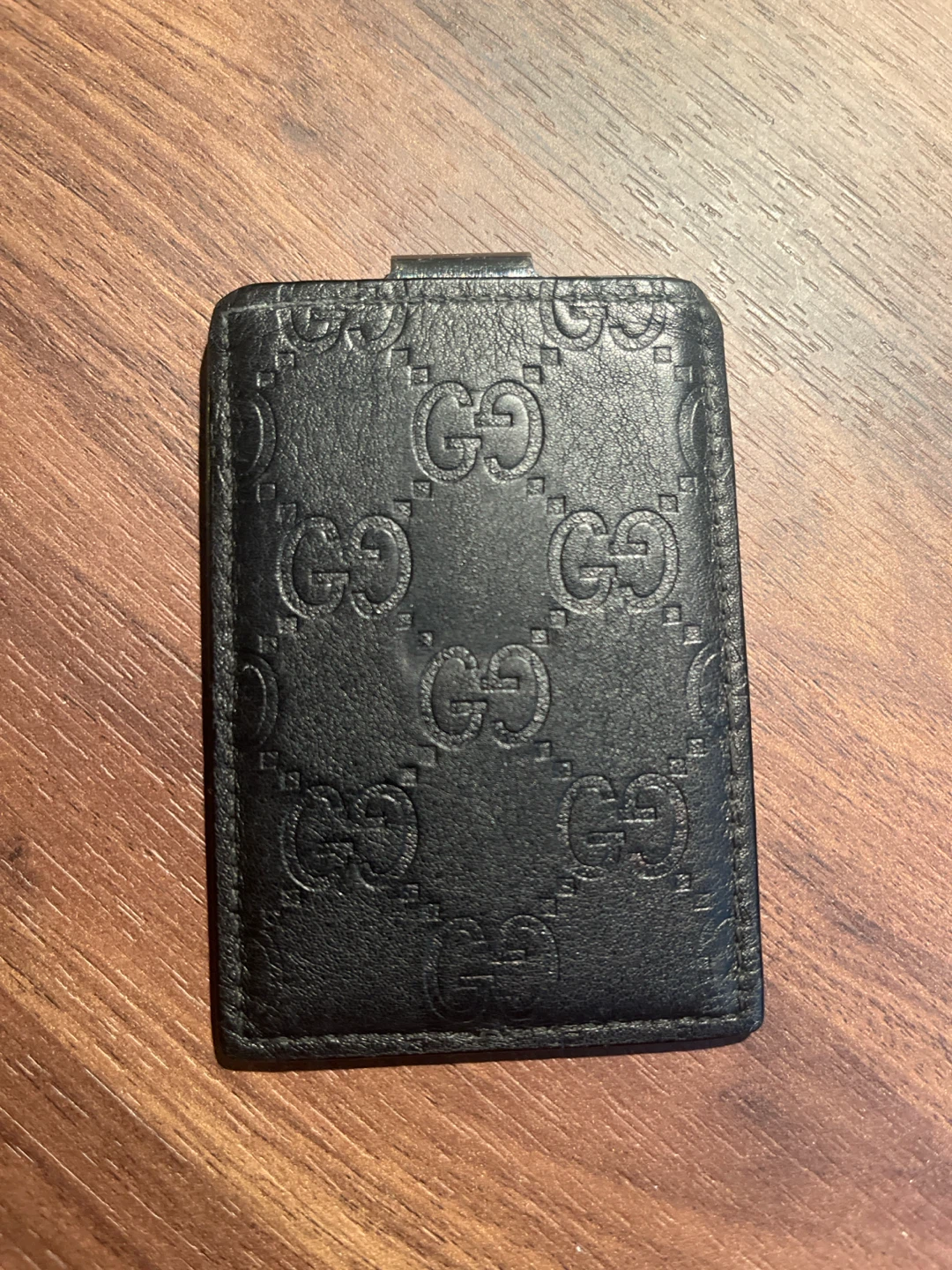 Gucci Signature Leather Money Clip Wallet - photo 2