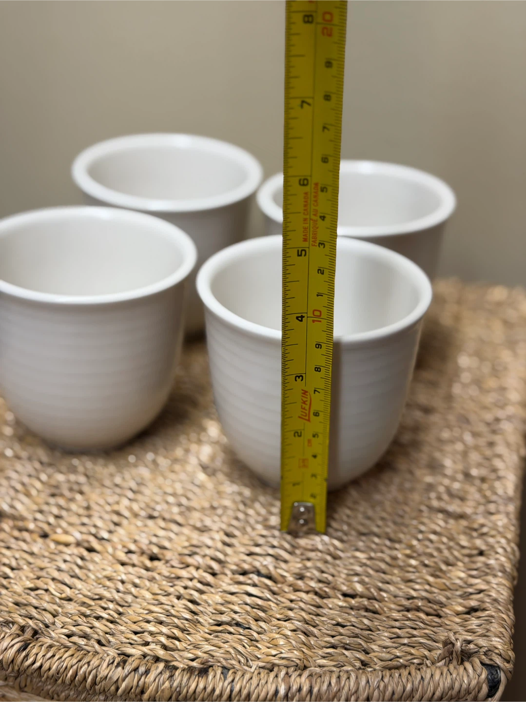 Set of 4 white Dudson “Evolution” cups/tumblers made in England. - photo 2