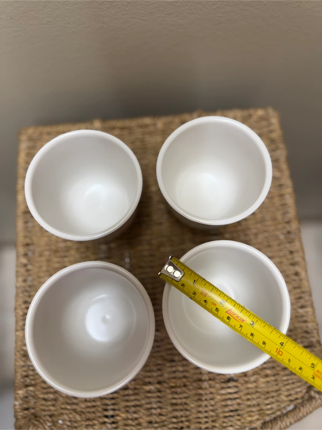 Set of 4 white Dudson “Evolution” cups/tumblers made in England. - photo 3