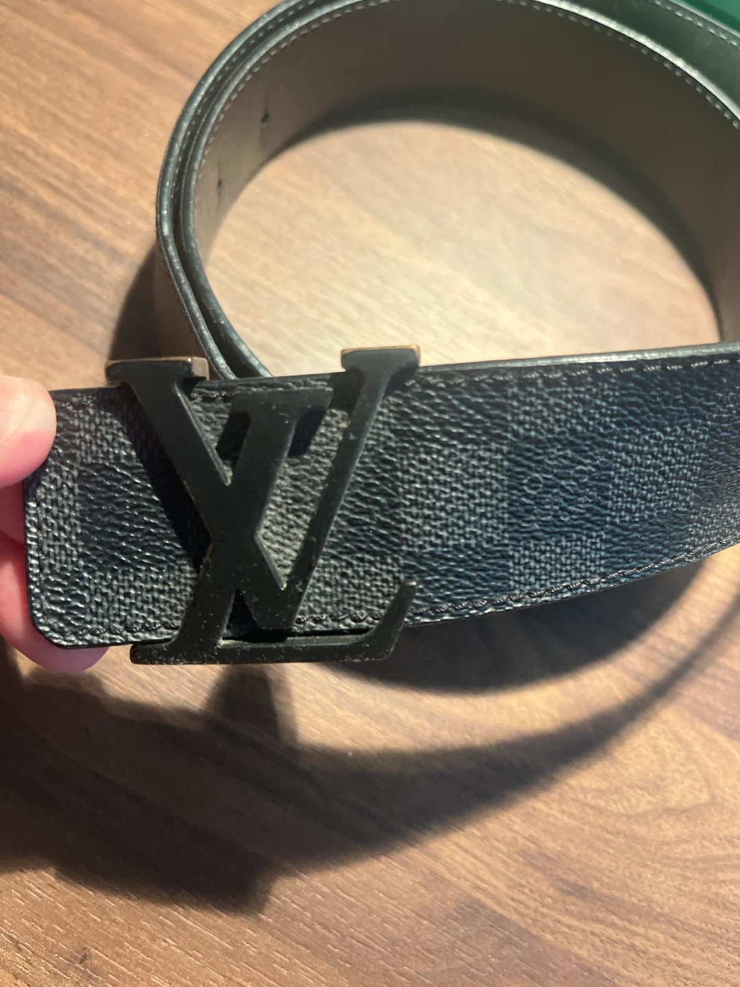 Louis Vuitton Damier Graphite Belt - photo 2