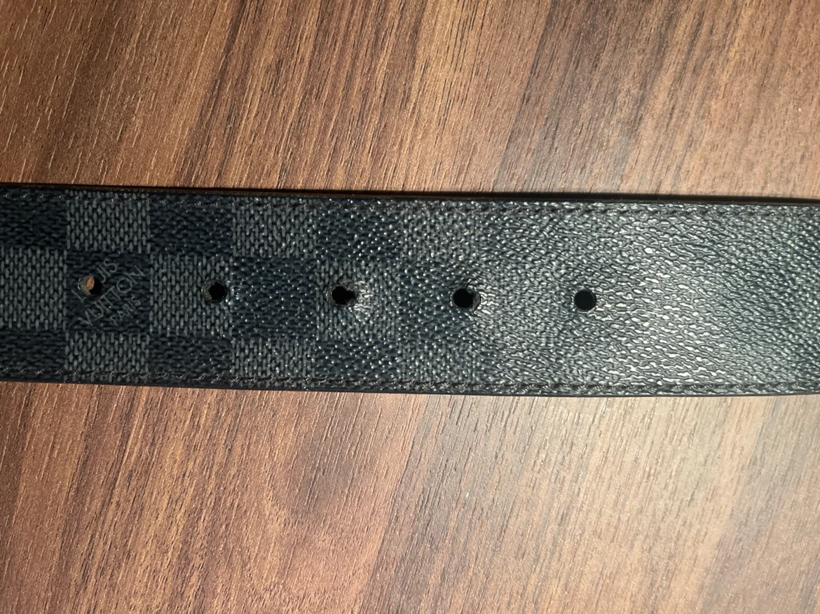 Louis Vuitton Damier Graphite Belt - photo 3