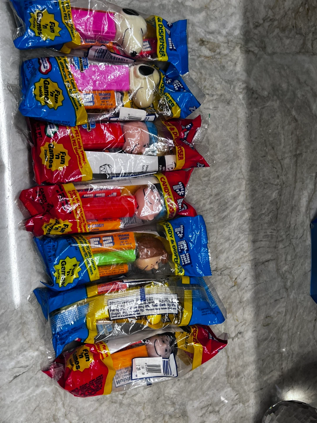 Peanuts PEZ Dispensers Set