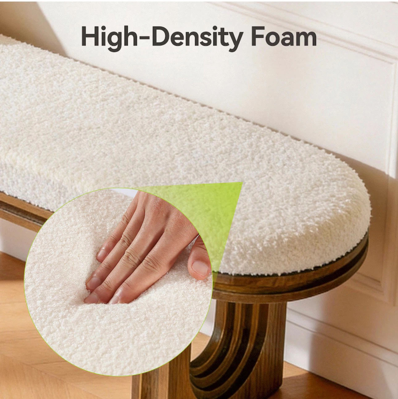Brand new Upholstered Wooden Bench - photo 4
