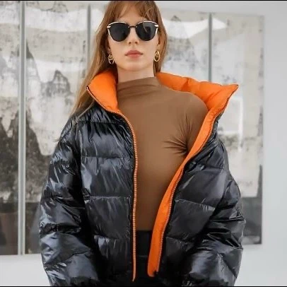 Short puffer coat Size L - photo 2