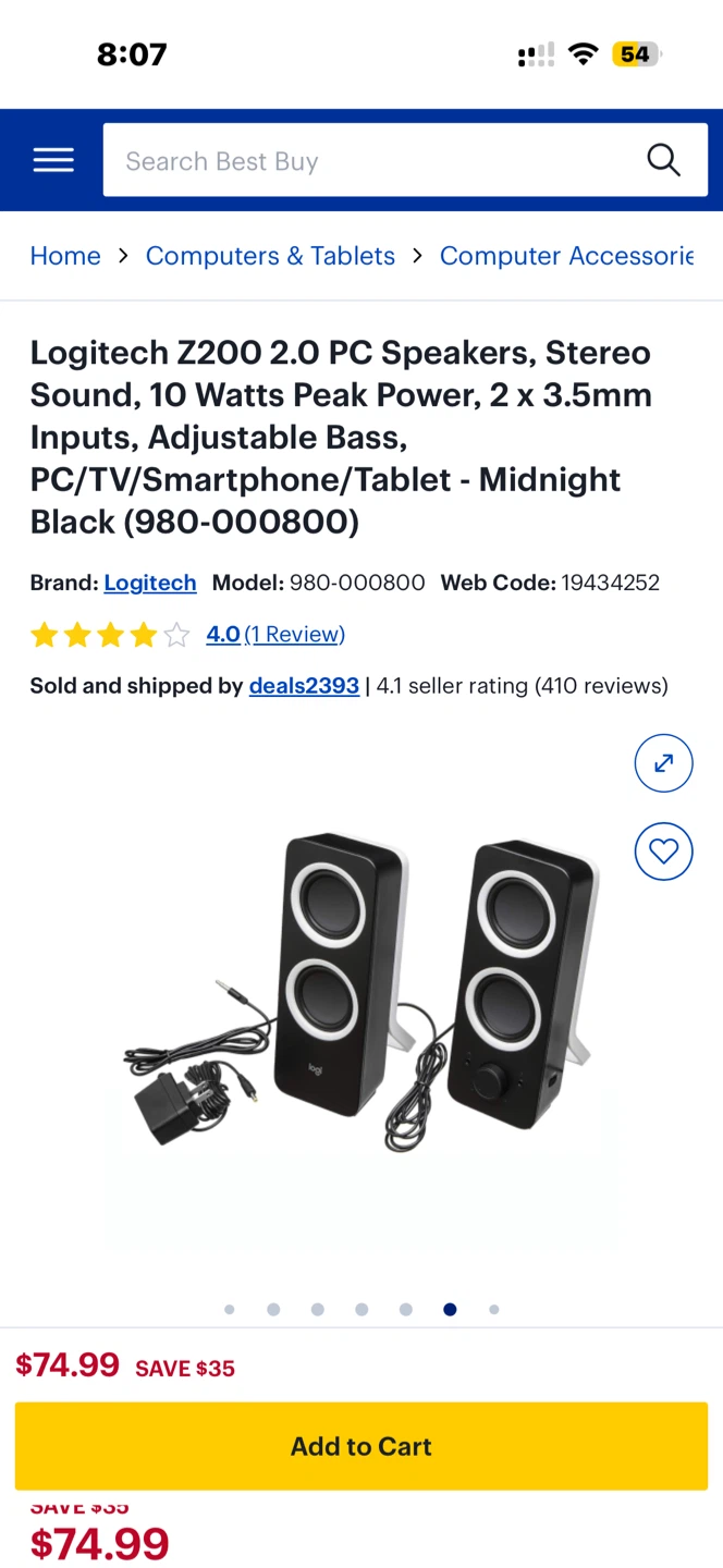 Logitech Z200 Multimedia Speakers - photo 2