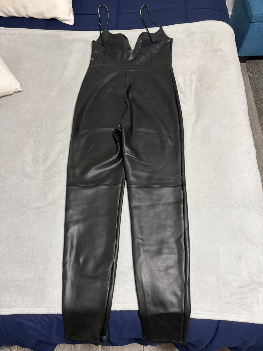 ALIX NYC Leather Jumpsuit - Size 8 - photo 2