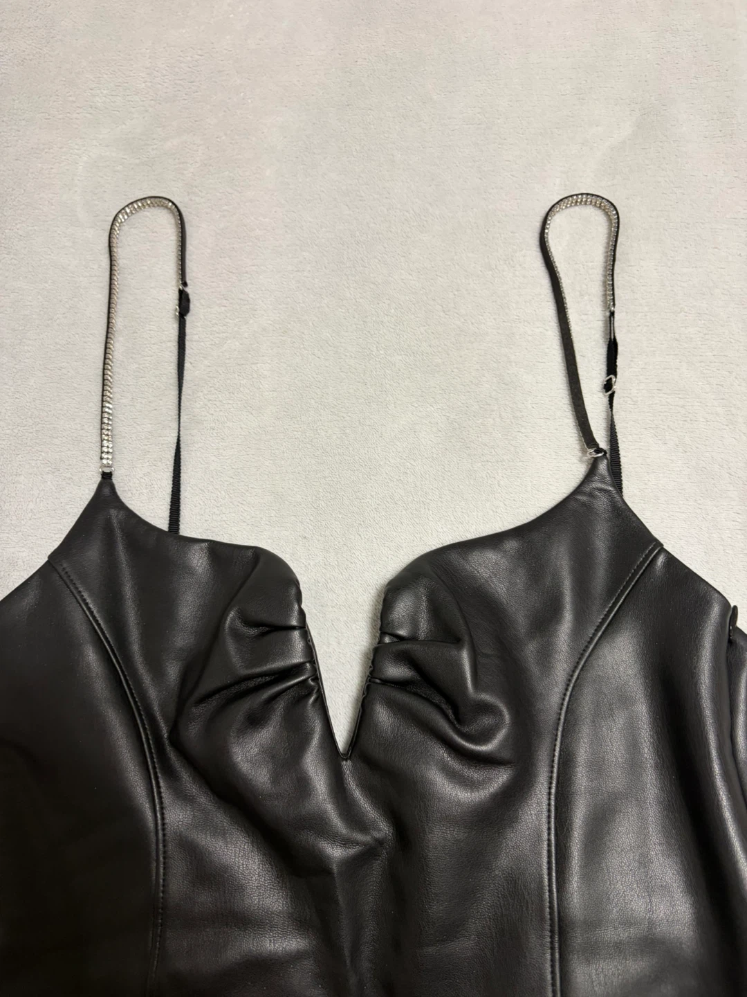 ALIX NYC Leather Jumpsuit - Size 8 - photo 3