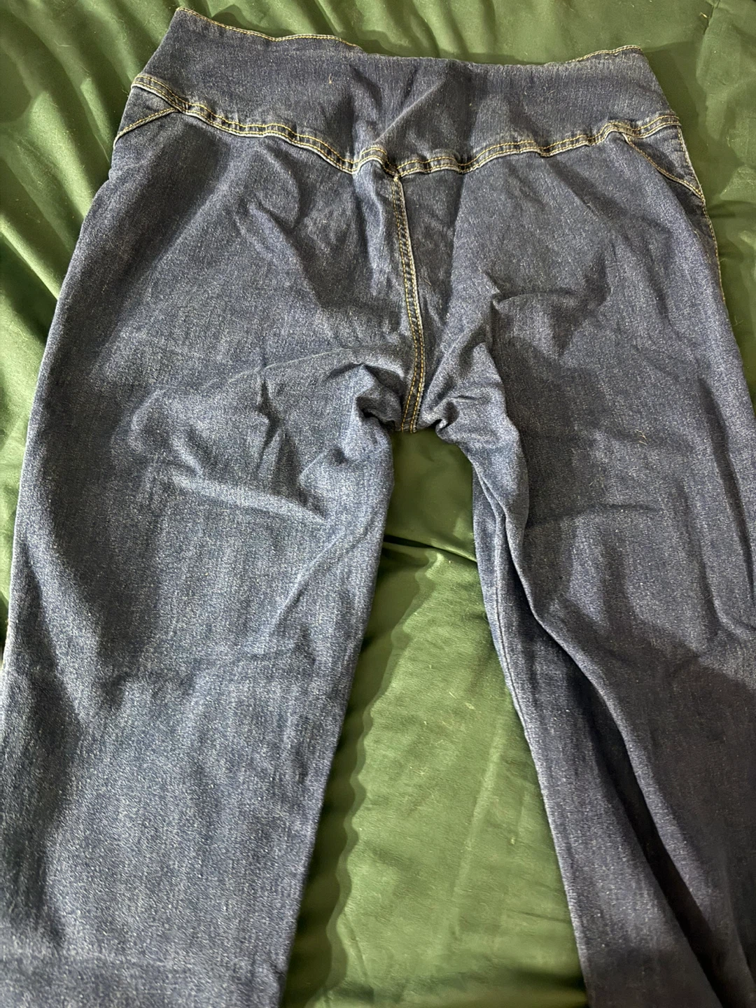 High-Waisted Dark Wash Jeans - photo 2