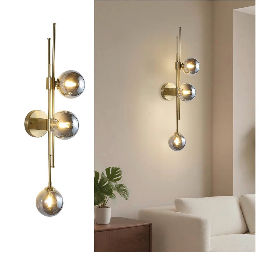 Bathroom Vanity Lights 3 Lights Glass Globe