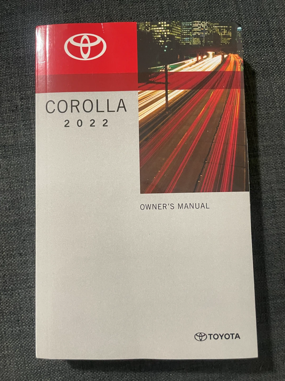 2022 Toyota Corolla Owner's Manual