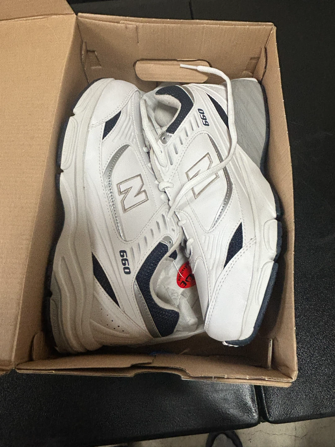New Balance 660 Running Shoes White Men's 9 2E