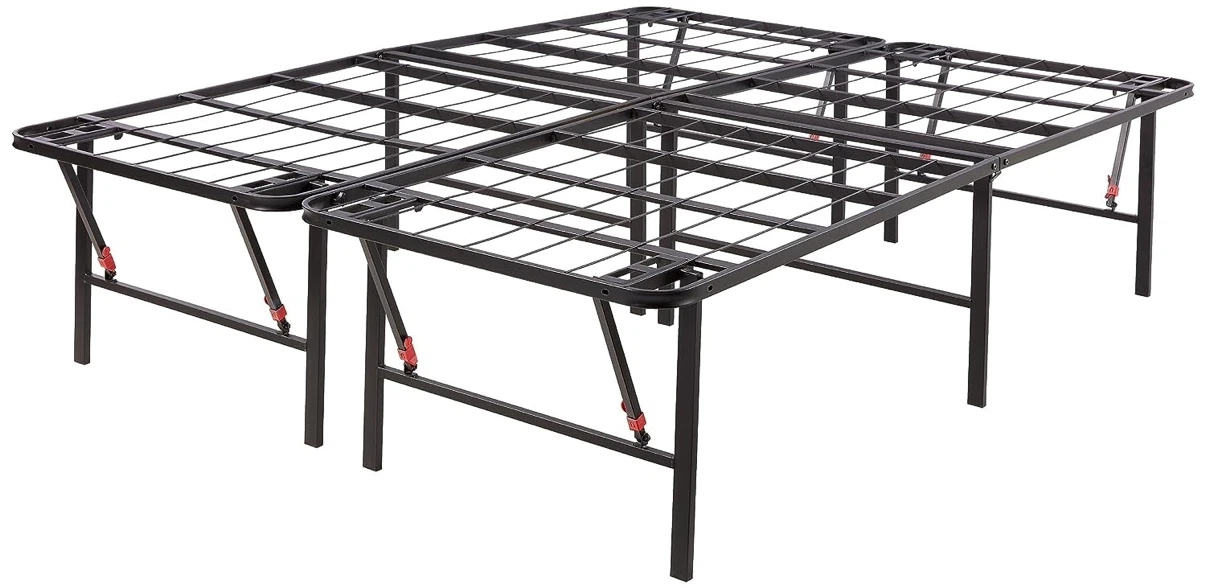 Amazon Basics Foldable Queen Metal Platform Bed Frame