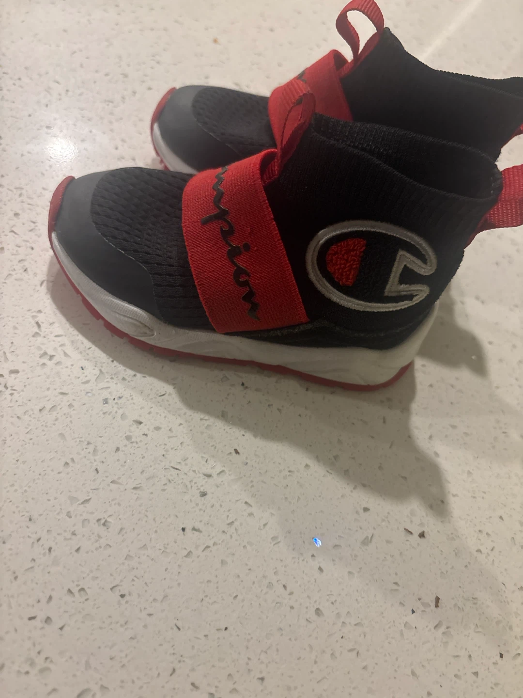 Champion Black and Red Toddler Sneakers - photo 3