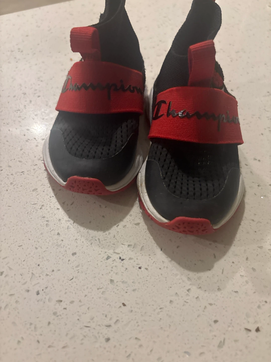 Champion Black and Red Toddler Sneakers - photo 4