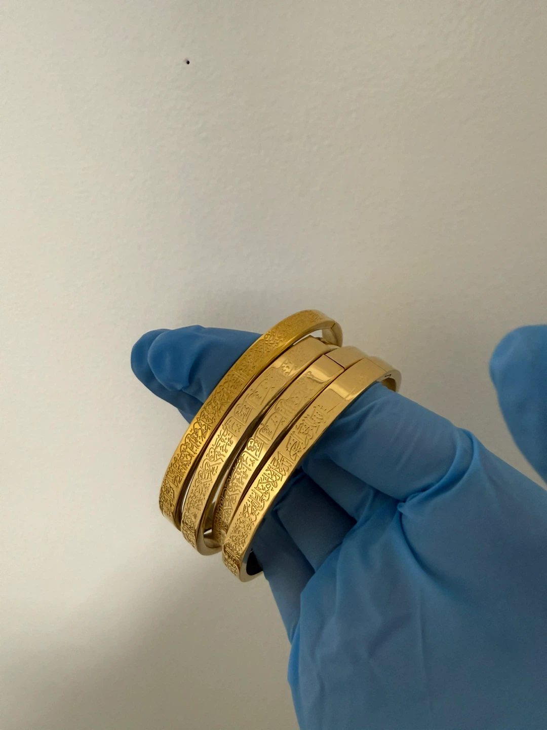 Ayatul kursi gold stainless steel bracelet