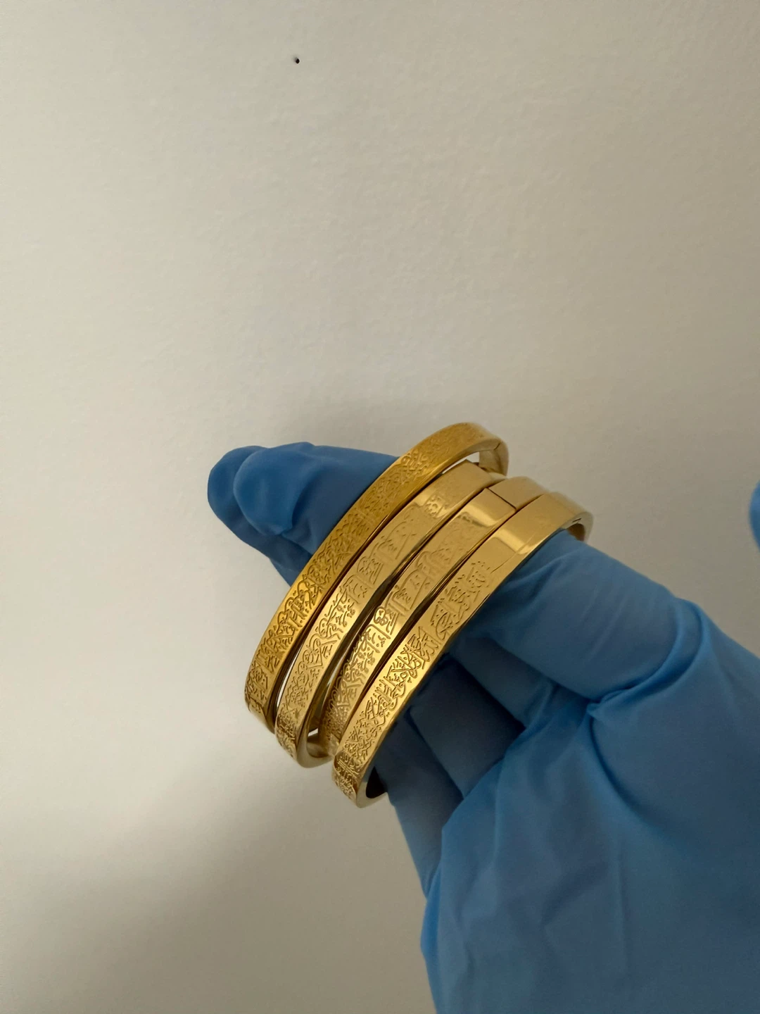 Ayatul kursi gold stainless steel bracelet - photo 2